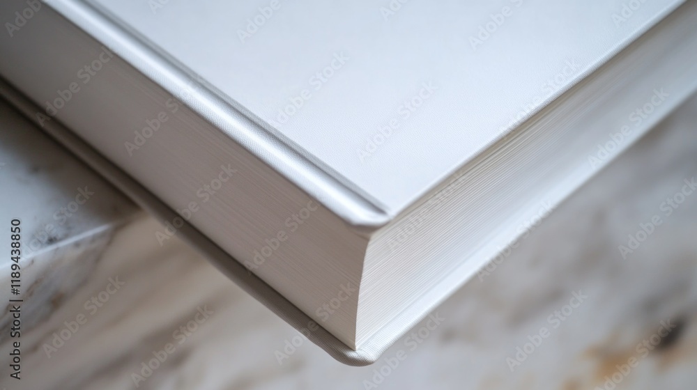 Poster a detailed view of a book lying on a flat surface, great for illustrating concepts or highlighting s