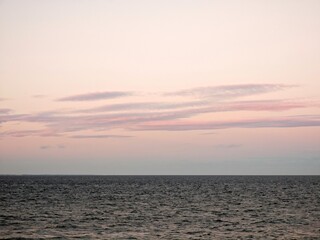 Abendrot über der Ostsee