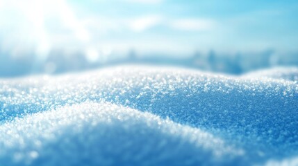 Obraz premium Abstract winter snow field