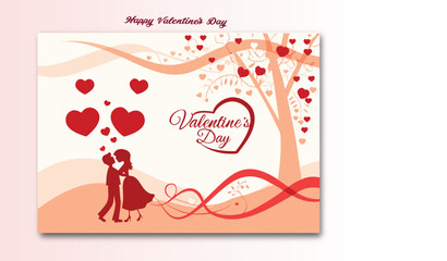 happy Valentine's Day design template