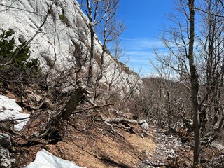 Premuzic hiking trail or Premuzic Trail - Northern Velebit National Park, Croatia or Premuzic-Wanderweg or Premuzic's Trail (Pješački planinarski put Premužićeva staza - NP Sjeverni Velebit, Hrvatska)