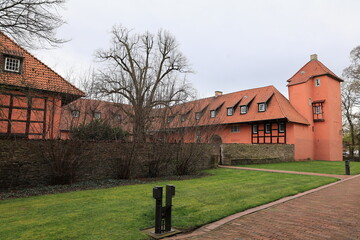 Blick auf Kloster Lage in der Gemeinde Rieste in Niedersachsen