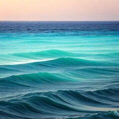 Fototapeta premium waves on the beach