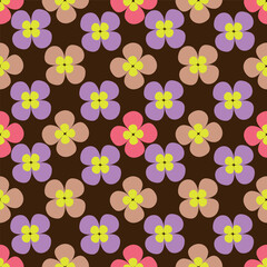 Flower pattern, Ditsy floral seamless pattern. Small little flower pattern background. Repeat pattern. Ditsy print. Liberty style. Tiny flower seamless design. Ditsy floral for fashion, texture