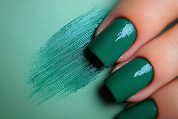 An image of trendy nail art ideas 2025 on a light background that shows chic design, trendy colors, perfect for modern nail art


