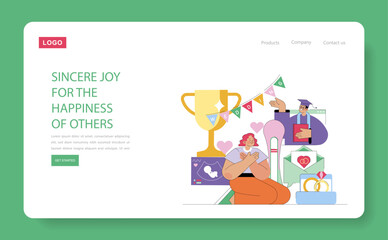 Human Values. Flat Vector Illustration