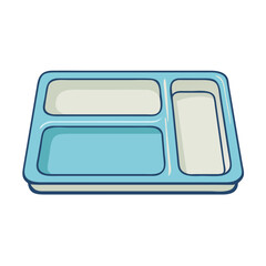 cafeteria tray vector icon, cafeteria tray vector illustration - simple illustration of cafeteria tray, perfect for logos cafeteria tray