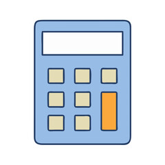 calculator vector icon, calculator vector illustration - simple illustration of calculator, perfect for logos calculator
