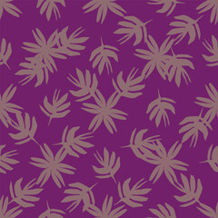 Beautiful little flower pattern on purple background. Sweet flower pattern is perfect for dress.
