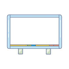 whiteboard vector icon, whiteboard vector illustration - simple illustration of whiteboard, perfect for logos whiteboard