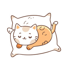 cat themed pillow vector icon, cat themed pillow vector illustration - simple illustration of cat themed pillow, perfect for logos cat themed pillow