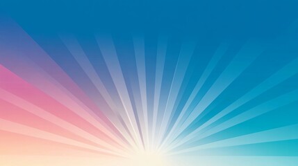 Obraz premium Abstract Sunburst Background Pastel Colors Radiating Lines Design