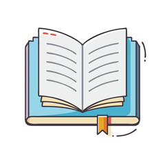 book illustration vector icon, book illustration vector illustration - simple illustration of book illustration, perfect for logos book illustration