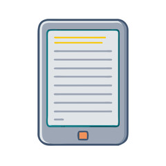 e reader vector icon, e reader vector illustration - simple illustration of e reader, perfect for logos e reader