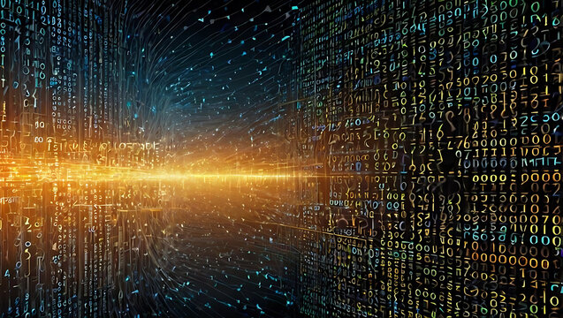binary code background