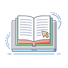 page turning animation vector icon, page turning animation vector illustration - simple illustration of page turning animation, perfect for logos page turning animation