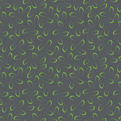 Small colorful flowers and brown flowers, hand drawn. Seamless on a light yellow background. Designed for fabric, fashion, textiles, wallpaper,