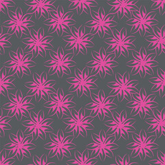 Small colorful flowers and brown flowers, hand drawn. Seamless on a light yellow background. Designed for fabric, fashion, textiles, wallpaper,