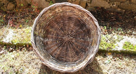 basket on the ground