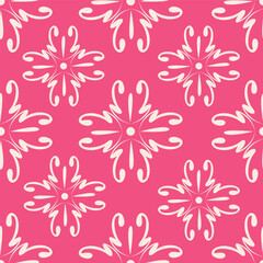 Exotic hand drawn flowers, seamless patterns with floral for fabric, textiles, clothing, wrapping paper, cover, banner, home decor, abstract backgrounds. Vector illustration.