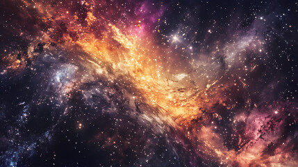 Fototapeta premium Galaxy explorer: navigating the unknown. Starbound. Illustration