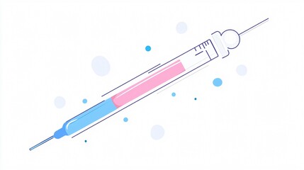 Wide Line Pregnancy Test for Medical Examination and Result Checking