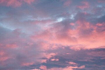 Pink clouds