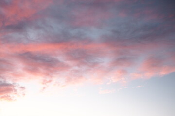 pink clouds