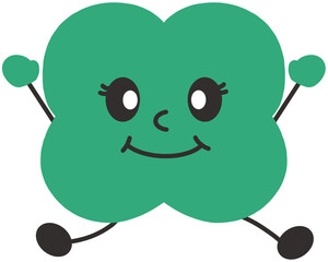 도형 캐릭터 일러스트