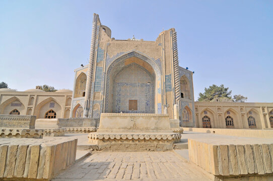 The Green Mosque  or the Mosque of Khawaja Abu Nasr Parsa
 in the city of Balkh, northern Afghanistan