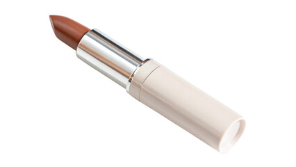 A single lipstick tube with a subtle gradient, isolated on a transparent background. The minimalist composition emphasizes the product's design and color. 