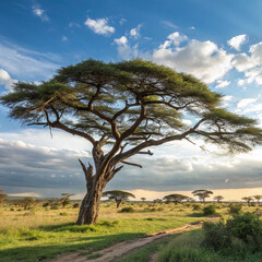 Fototapeta premium arbre majestueuse d'Afrique 