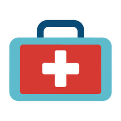 First aid kit box vector illustration