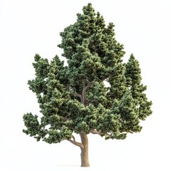 Fototapeta premium isolated tree on a white background