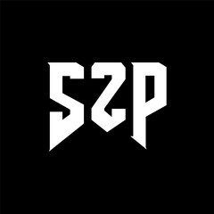 SZP letter logo design for technology company. SZP logo design black and white color combination. SZP logo, SZP vector, SZP design, SZP icon, SZP alphabet. SZP typography logo design.
