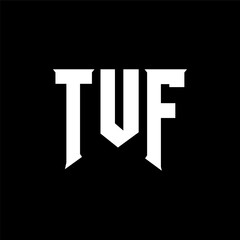 TUF letter logo design for technology company. TUF logo design black and white color combination. TUF logo, TUF vector, TUF design, TUF icon, TUF alphabet. TUF typography logo design.