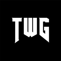 TWG letter logo design for technology company. TWG logo design black and white color combination. TWG logo, TWG vector, TWG design, TWG icon, TWG alphabet. TWG typography logo design.