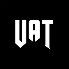 UAT letter logo design for technology company. UAT logo design black and white color combination. UAT logo, UAT vector, UAT design, UAT icon, UAT alphabet. UAT typography logo design.