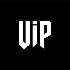 UIP letter logo design for technology company. UIP logo design black and white color combination. UIP logo, UIP vector, UIP design, UIP icon, UIP alphabet. UIP typography logo design.