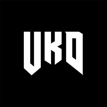 UKD letter logo design for technology company. UKD logo design black and white color combination. UKD logo, UKD vector, UKD design, UKD icon, UKD alphabet. UKD typography logo design.