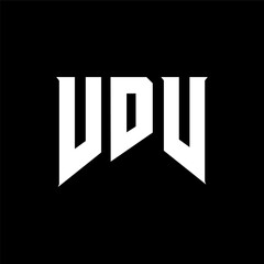 VDV letter logo design for technology company. VDV logo design black and white color combination. VDV logo, VDV vector, VDV design, VDV icon, VDV alphabet. VDV typography logo design.