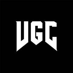 VGC letter logo design for technology company. VGC logo design black and white color combination. VGC logo, VGC vector, VGC design, VGC icon, VGC alphabet. VGC typography logo design.