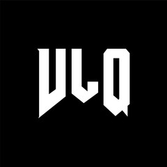 VLQ letter logo design for technology company. VLQ logo design black and white color combination. VLQ logo, VLQ vector, VLQ design, VLQ icon, VLQ alphabet. VLQ typography logo design.