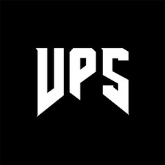 VPS letter logo design for technology company. VPS logo design black and white color combination. VPS logo, VPS vector, VPS design, VPS icon, VPS alphabet. VPS typography logo design.