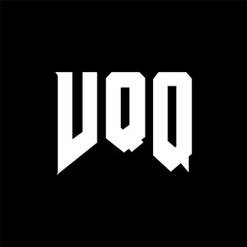 VQQ letter logo design for technology company. VQQ logo design black and white color combination. VQQ logo, VQQ vector, VQQ design, VQQ icon, VQQ alphabet. VQQ typography logo design.