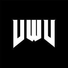 VWV letter logo design for technology company. VWV logo design black and white color combination. VWV logo, VWV vector, VWV design, VWV icon, VWV alphabet. VWV typography logo design.