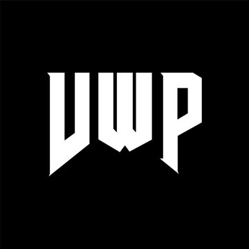 VWP letter logo design for technology company. VWP logo design black and white color combination. VWP logo, VWP vector, VWP design, VWP icon, VWP alphabet. VWP typography logo design.