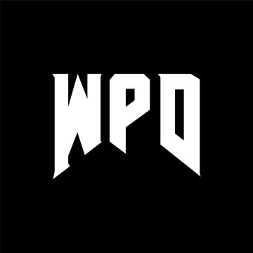 WPD letter logo design for technology company. WPD logo design black and white color combination. WPD logo, WPD vector, WPD design, WPD icon, WPD alphabet. WPD typography logo design.