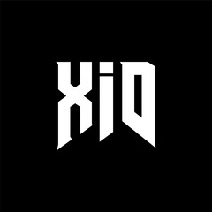 XID letter logo design for technology company. XID logo design black and white color combination. XID logo, XID vector, XID design, XID icon, XID alphabet. XID typography logo design.