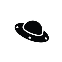 Ufo space ship icon flat vector design